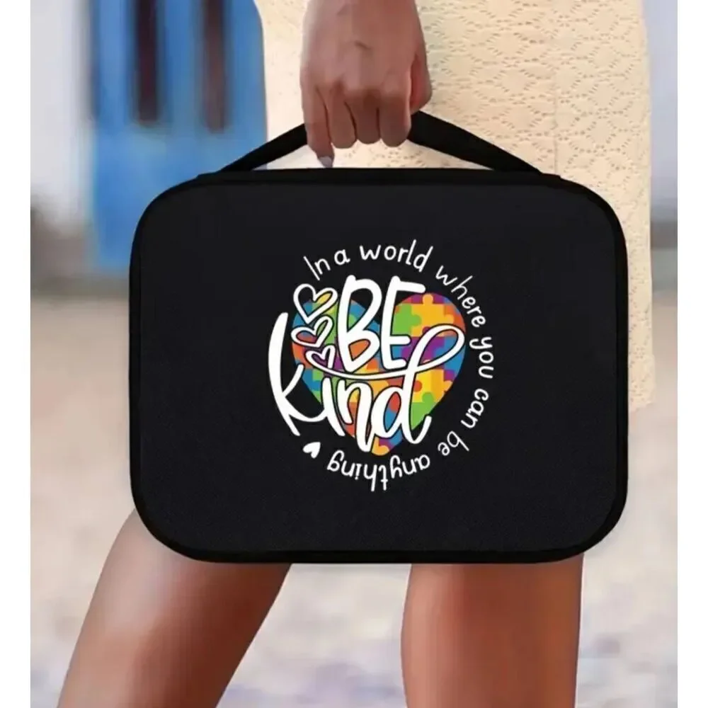 Ladies Black Be Kind Bible Case Book Cover - Picture 4 of 7